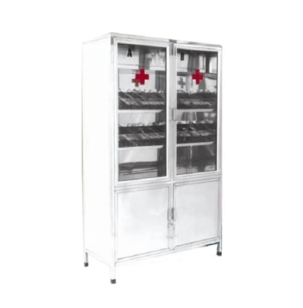 Tủ thuốc có bảng độc, sàn nghiêng